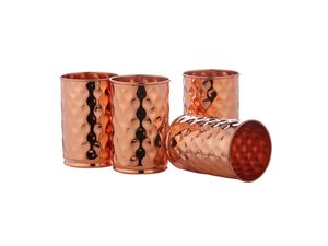 Vaso de cobre puro para almacenar agua en cobre puede ayudar a mejorar la digestión y la inmunidad. El cobre tiene propiedades antimicrobianas naturales. - Product Image 5