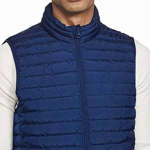 Chaleco Acolchado sin Mangas para Hombre, Estilo Casual, Tejido Ligero, Cuello Alto, Prenda Exterior Abrigadora, Chaqueta de Burbujas para Hombre, 2026 - Product Image 2