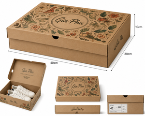Bespoke Biodegradable Eco-Friendly Recycled Materials Cardboard Gift Box Luxury Apparel Footwear <b>Paper</b> <b>Packaging</b> Wholesale Box - Product Image 1