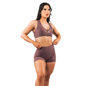 เสื้อชั้นในกีฬาผู้หญิงแบบตาข่าย ดีไซน์สายรัด สำหรับโยคะ ออกกำลังกาย ระบายอากาศได้ดี ยืดหยุ่น กระชับ รองรับน้ำหนักเบา ชุดออกกำลังกาย - Product Image 4