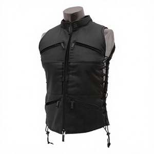 Gilet tactique pour dresseur de chiens |   Gilet en toile softshell d'été imperméable, respirant et écologique, grande taille - Product Image 1
