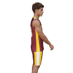 Conjunto de camiseta sin mangas para voleibol masculino, uniforme de voleibol sublimado personalizado, uniforme de voleibol profesional antibacteriano para damas - Product Image 3