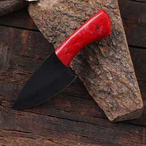 Cuchillo Nórdico Forjado con Recubrimiento en Polvo, Hoja Fija de Punta Caída, Mango de Resina de Grado Industrial, Cuchillo Personalizado OEM para Caza y Camping - Product Image 3