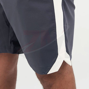 Shorts à rayures latérales pour hommes, décontractés, bleu marine, légers, avec cordon de serrage à la taille, confortables - Product Image 5