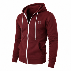 Custom Oversized Hoodies Heavy Cotton Blend Sweatshirt <b>Thick</b> <b>Fleece</b> Winter Streetwear Clothing Wholesale Factory Direct Supplier - Product Image 5