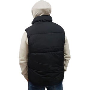 Veste sans manches matelassée coupe-vent avec logo personnalisé, vente chaude, vestes pour hommes, vestes d'hiver pour hommes, vestes matelassées pour hommes - Product Image 2