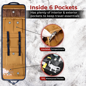 Travel <b>Backpack</b> Organizer Insert | Vacation Bag Organizer | FlexPack Plus - Product Image 3