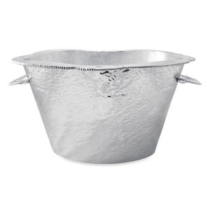 Seau à glace en acier inoxydable plaqué argent de qualité supérieure avec poignées à bouton, isotherme, pour vin, champagne et boissons, idéal pour bar - Product Image 3