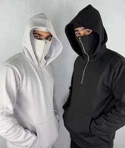 Sudadera con Capucha Ninja para Hombre, Transpirable, Diseño Nuevo, Alta Calidad, Color Sólido, con Bolsillos - Product Image 4