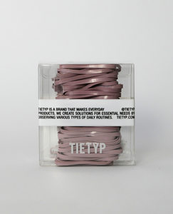 Coleteros TIETYP, Bandas Elásticas de Goma de Color Sólido, Minimalistas y Modernas para Uso Diario, Paquete para Mujer, Empaquetado en Cartón, Hecho en Corea - Product Image 1