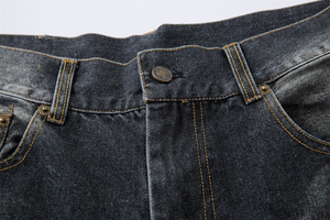 Nouveau jean en denim de qualité pour homme, design lavable, logo personnalisé, fabricant OEM, fournisseur - Product Image 2