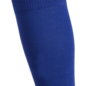 Men's Blue <b>Knee</b> <b>High</b> Sports <b>Socks</b> Knitted Solid Color Athletic Wear Regular Style - Product Image 5