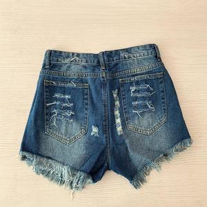 Novedad 2026: Shorts vaqueros vintage de cintura alta para mujer, ajustados, cómodos, hechos a medida en Pakistán. - Product Image 6