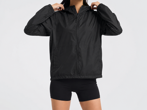 Chaqueta Cortavientos Casual Personalizada de Moda, Chaqueta Deportiva con Logotipos Bordados en la Parte Delantera y Trasera para Escuelas Secundarias, Resistente al Viento - Product Image 1