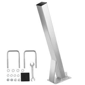 Supporto per verricello per rimorchio barca 3x3x34 pollici con bulloni a U da 3 pollici L x 3/4 pollici A, bulloni a U per montaggio verricello per rimorchio - Product Image 1