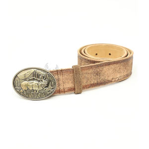 Cinturón Bávaro para el Oktoberfest con Hebilla Metálica Clásica, Calidad de Exportación - Product Image 5