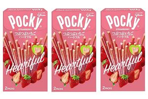 Japanese Pocky Heartful Strawberry Biscuit Stick Chocolate Coated Snack With Milk And Soy For Specialty Candy Store Bulk Supply - Product Image 4