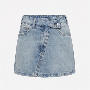 Mini-jupe chic pour femme, style Y2K, imprimé tendance, short en jean skinny, collection Printemps-Été, vêtement de qualité supérieure - Product Image 1