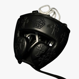 Conjunto de Boxeo Personalizado Negro, Nuevo Diseño, Logotipo Personalizado Impreso, Cuero Vacuno de Alta Calidad, Cómodo y Personalizado, OEM - Product Image 6