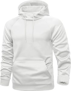 Sweat-shirt à capuche rouge en coton, vêtement décontracté pour adultes, toutes saisons, usage promotionnel, poche kangourou - Product Image 5