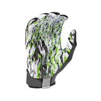 Guantes de Fútbol Americano para Jóvenes, Agarre Personalizado, Antideslizantes, Ligeros, Dedos Completos, Cómodos, con Cierre de Gancho y Bucle