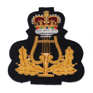 Light Weight Custom Size Handmade Bullion Wire Embroidered Badges-Custom Logo Design Custom Colors High Quality Wholesale - Product Image 2