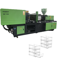 Machine de moulage par injection numérique électrique automatique télécommande pour la production de boîtes à tiroirs transparentes (matériaux PVC/PET/PP)