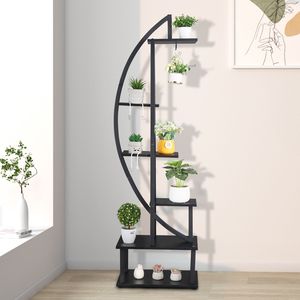 ขาตั้งต้นไม้เหล็กทรงครึ่งวงกลมสำหรับตกแต่งสวน ระเบียง ลานบ้าน และบ้าน - Product Image 1