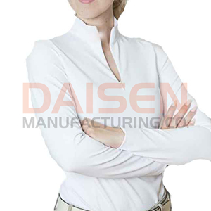 Female Equestrian Sports Shirt <b>Long</b> <b>Sleeve</b> Lightweight Breathable Fabric Ideal for Riding Practice and Outdoor Use - Product Image 6
