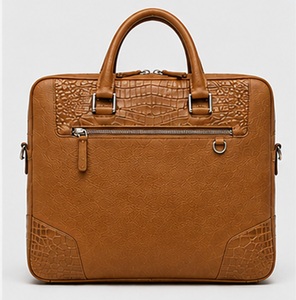 Sac Messager pour Ordinateur Portable en Cuir Véritable Gravs pour Homme - Léger, Durable, Luxe, Fermeture Éclair, Haute Qualité - Product Image 1