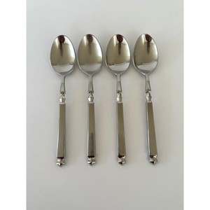 Ensemble de 4 fourchettes à dîner classiques en acier inoxydable, finition miroir haute brillance, compatibles lave-vaisselle, pour les occasions de mariage - Product Image 4