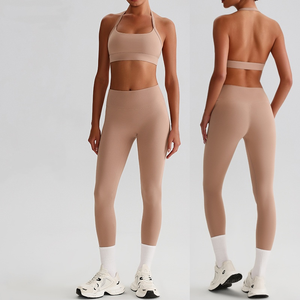 Heavy Fashion Printed Fitness Workout Yoga Set Sports Bra And Legging Set - Product Image 5