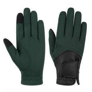 Gants d'équitation de haute qualité pour hommes et femmes, respirants, extensibles, antidérapants, avec grip confortable et sécurisé pour l'entraînement équestre - Product Image 6