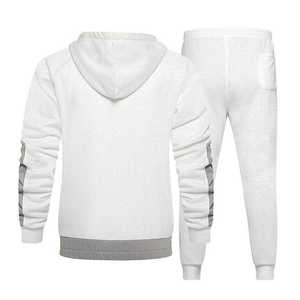 Unisex Tracksuit Set Full Sleeve Zipper Closure Stand Collar Casual Loose Fit Solid Color With Side Pockets Tracksuit <b>For</b> <b>Sale</b> - Product Image 4