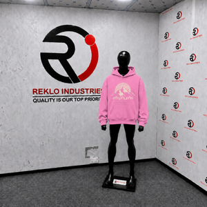 Sudadera con Capucha Oversize Personalizada con Estampado Gráfico de Montaña Rosa, Unisex, Estilo Urbano Casual de Invierno, Venta al por Mayor - Product Image 3
