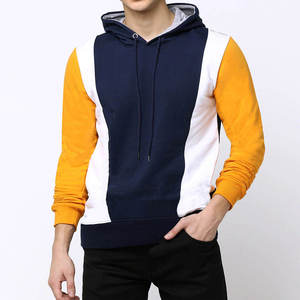 Sweat à capuche décontracté pour homme, coupe classique, hiver, couleur unie, logo sur le devant, matière en coton molletonné respirant, streetwear - Product Image 1