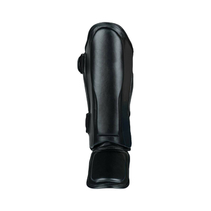 Protège-tibias en cuir professionnels pour le karaté, légers, écologiques, protections de jambes d'hiver, protection de pieds amovible pour le MMA et le kick. - Product Image 1