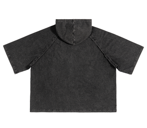 Camiseta Holgada de Algodón 100% Transpirable con Diseño Liso, Tallas Grandes, Efecto Lavado a la Nieve - Product Image 2