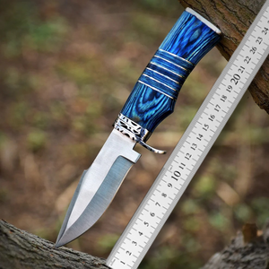 Couteau de chasse artisanal A&M ENTERPRISES en acier inoxydable de qualité industrielle, manche en Micarta, pointe clip, 8 pouces, couteau utilitaire d'extérieur - Product Image 6