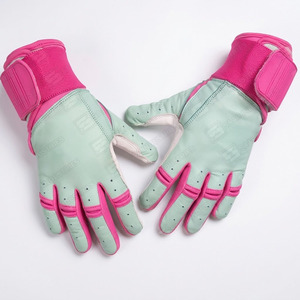 New Unique Color Combination Genuine Leather Full Finger Long Cuff Baseball Softball Gloves Adult Youth Sizes for Catcher - Product Image 3