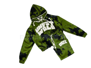 High Quality Winter Woven Cotton Printed Custom Graphic Vintage Quick Dry Hoodie and <b>Sweatpants</b> <b>Set</b> for Men - Product Image 4
