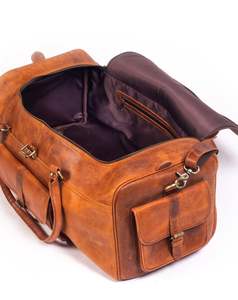 กระเป๋าเดินทางหนังแท้สำหรับผู้ชายรุ่นใหม่ล่าสุด กันน้ำ ราคาถูก ขายออนไลน์ - Product Image 4