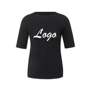 Camisetas de Mujer Más Vendidas, Camiseta de Algodón con Estampado de Moda, Camiseta de Cuello Redondo de Manga Corta con Estampado Personalizado, Ropa de Mujer - Product Image 1