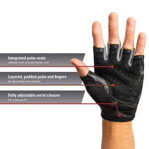 Guantes de Gimnasio para Hombre, Térmicos, Antideslizantes, Transpirables, de Spandex - Product Image 2