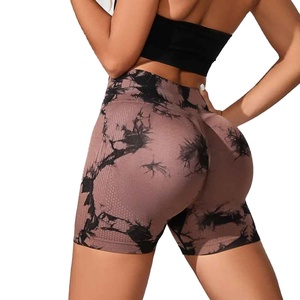 High Quality & Breathable Women Tie Dye Shorts Mid Waist New Arrival Quick Dry Eco Friendly Customized Logo Color And Size - Product Image 4