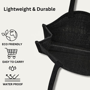 Sac de courses en jute sur mesure avec tissu teint personnalisé pour promotion commerciale, usage mode et acheteurs en gros à prix abordable - Product Image 5