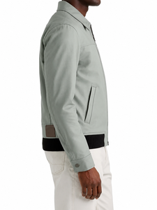 Rehaussez votre collection avec notre veste en tissu à mémoire de forme pour homme de qualité supérieure. Idéal pour les marques à la recherche de services OEM/ODM de haute qualité - Product Image 3