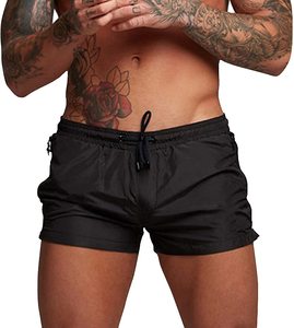 High Quality Black Swim Wear Shorts <b>Mens</b> Breathable New Summer Waterproof Beach <b>Trunk</b> Custom Fitted Casual Eco-Friendly Quick - Product Image 1