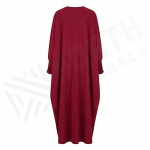 Conjunto de Abaya, Vestido de Manga Ancha para Mujer, Vestido Abaya con Logotipo Personalizado, Ropa Islámica, Vestido Largo Holgado para Mujer, Color Personalizado, Nuevo - Product Image 2