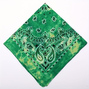 Bandana carré unisexe personnalisé en soie couleur unie, 49x49cm, pour l'extérieur, impression par sublimation thermique, foulard, brassard de motard, mouchoir - Product Image 4